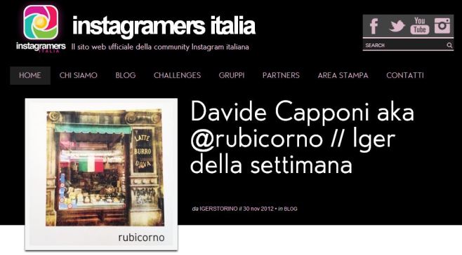 Iger della settimana